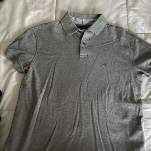 Tommy Hilfiger Gray Polo Shirt Classic Style